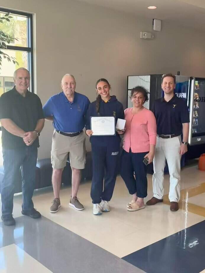 Sun Coast Council Honors Sea Cadet with Theodore Roosevelt Medal