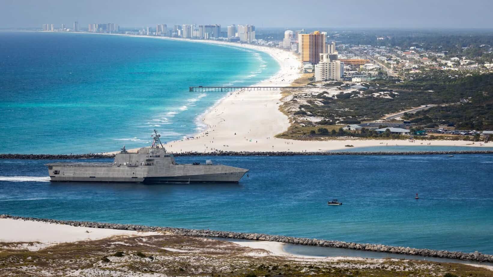 Bay County Council Gives the USS Pierre a Warm Commissioning