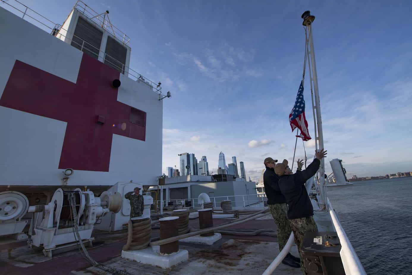 New York Council Facilitates Support for Hospital Ship Comfort
