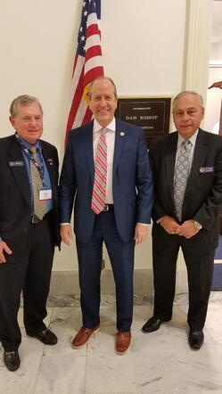 Standing in the Presidents Circle with Dave Reilly