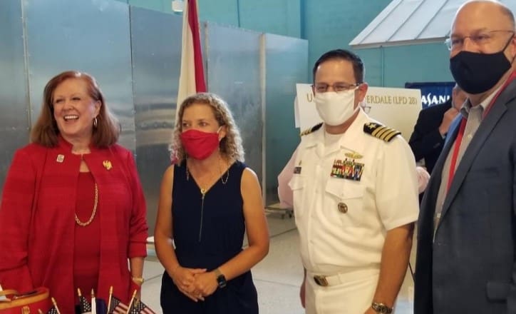Mayor Welcomes USS Fort Lauderdale on First Visit to Namesake City
