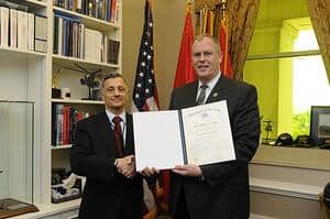 Standing in the Presidents Circle With Jonathan Kaskin