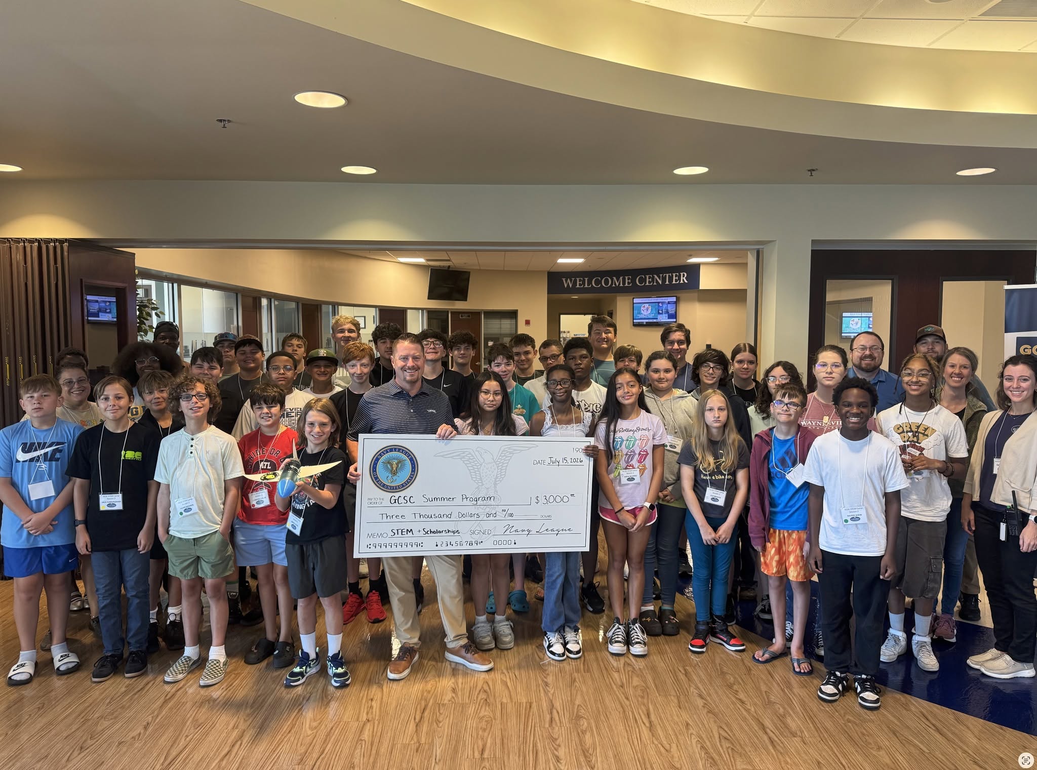 Bay County Council Invests in the Future, Donates $3,000 to STEM Program